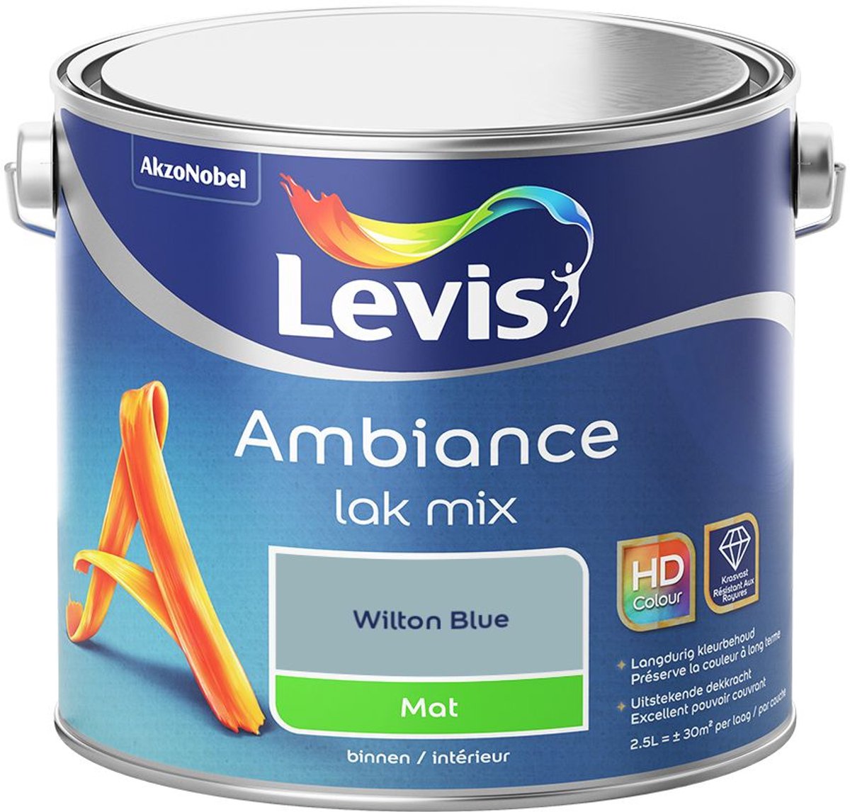 Levis - Ambiance Lak Mat Mix - Wilton Blue - Mengverf - 2,5 L
