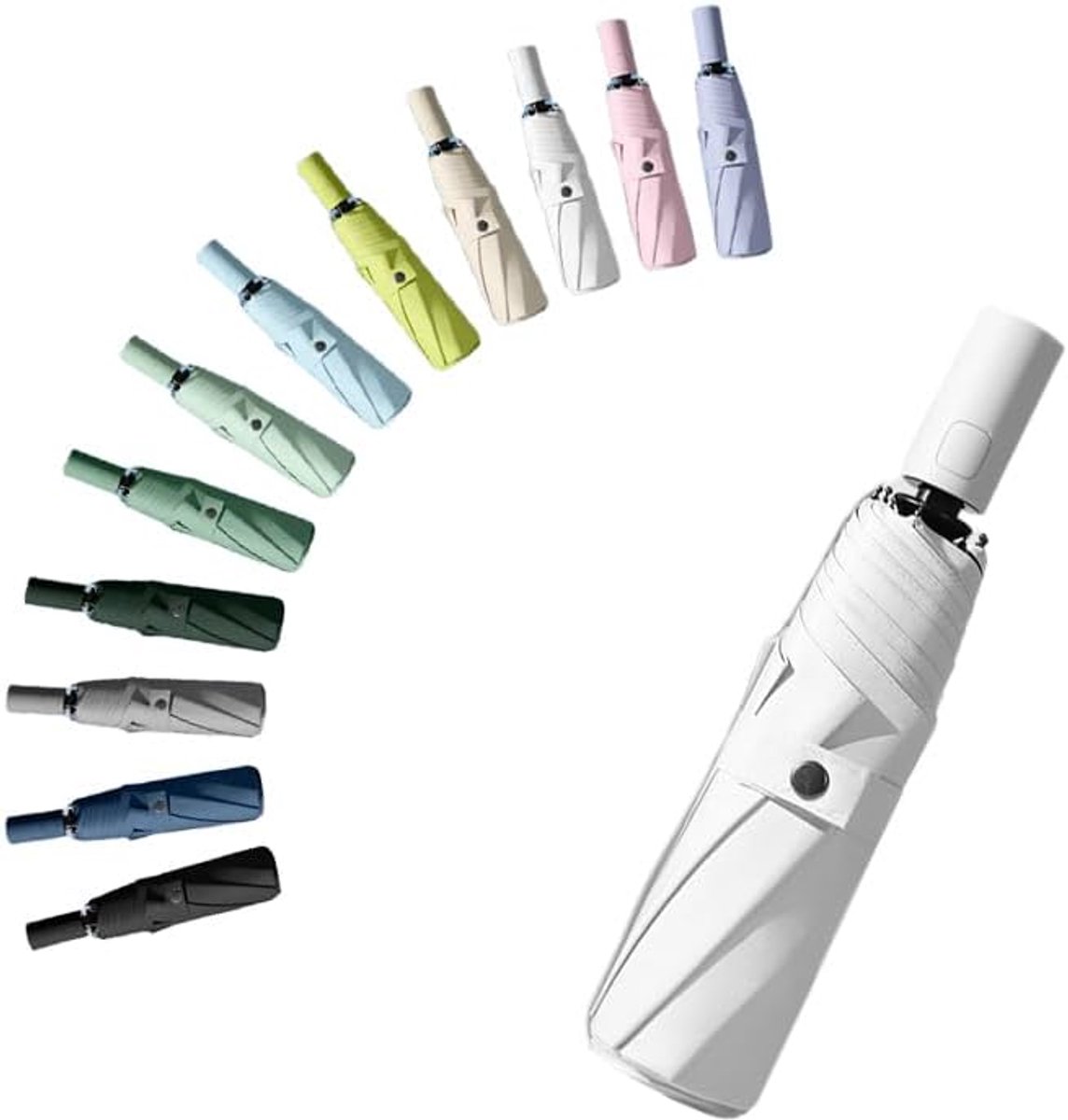 Ibenzoa® Duurzame, Automatische Regen paraplu met UV-Bescherming - Robuust en Betrouwbaar voor Elke Dag