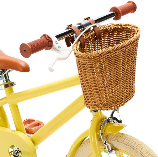 Generation Retro 14 inch Geel - Kinderfiets met Mandje van Generation — afbeelding 4