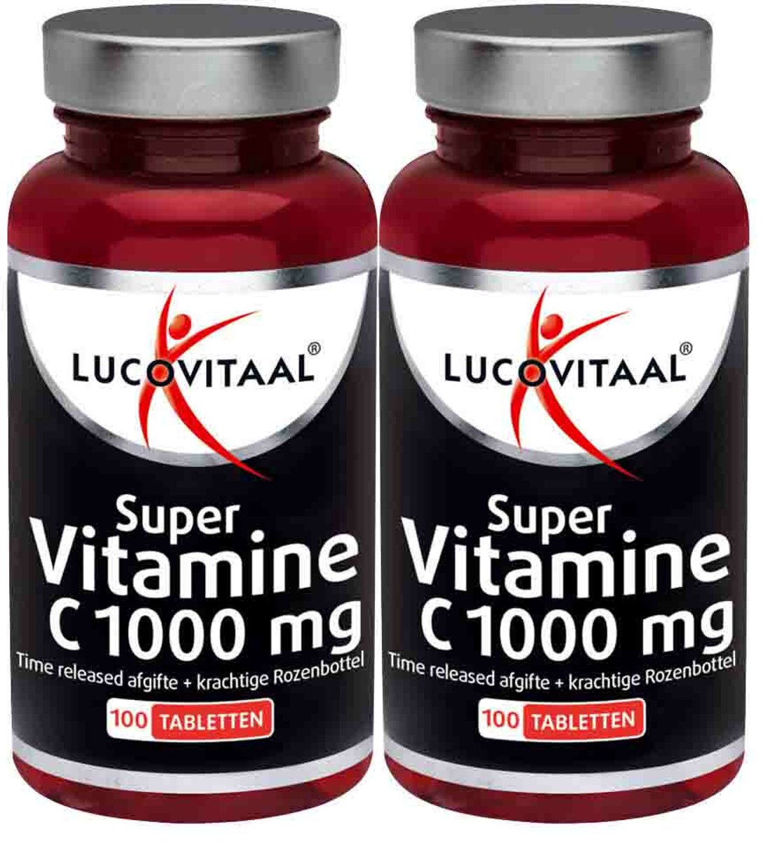 Lucovitaal - Vitamine C 1000 - 2 x 100 tabletten - Voordeelverpakking