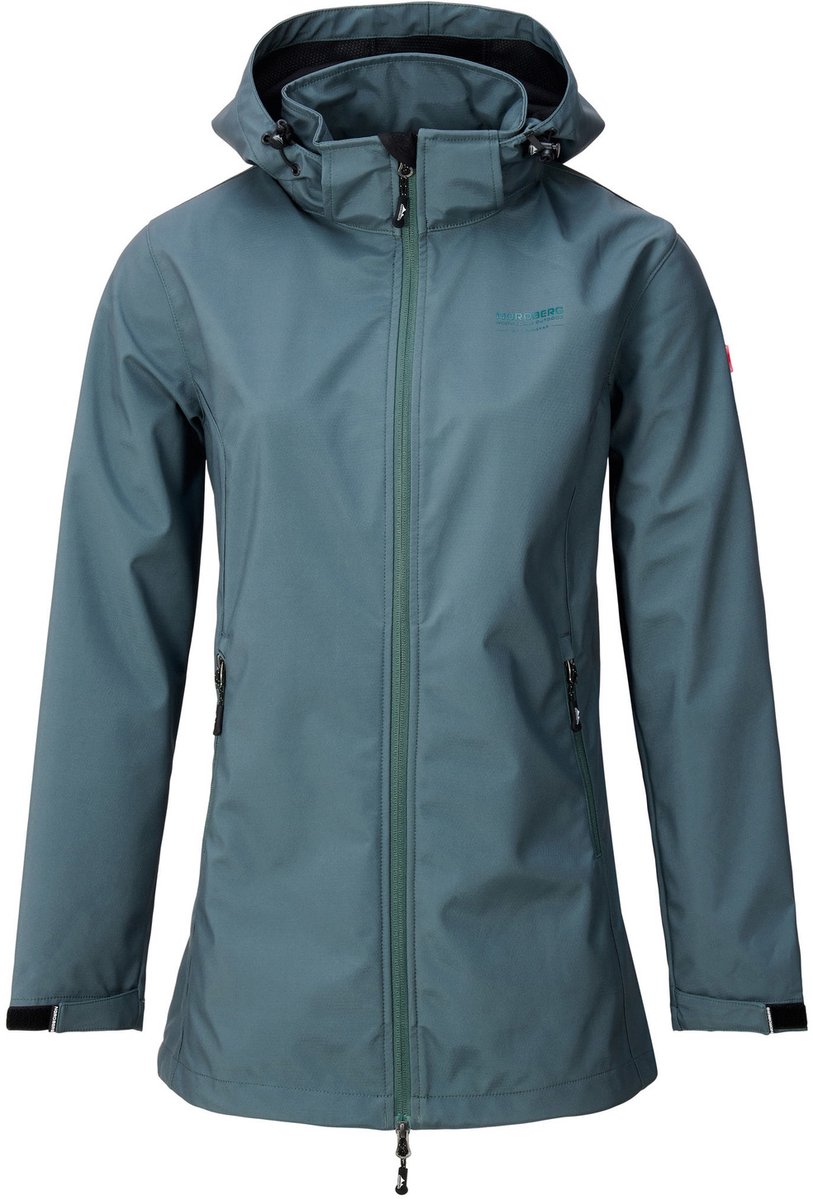 Nordberg Doriene Softshell Outdoorjas Dames Lichtgroen