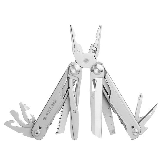 Black Eagle Yukon Multitool zakmes – 16 tools – RVS – Inclusief etui