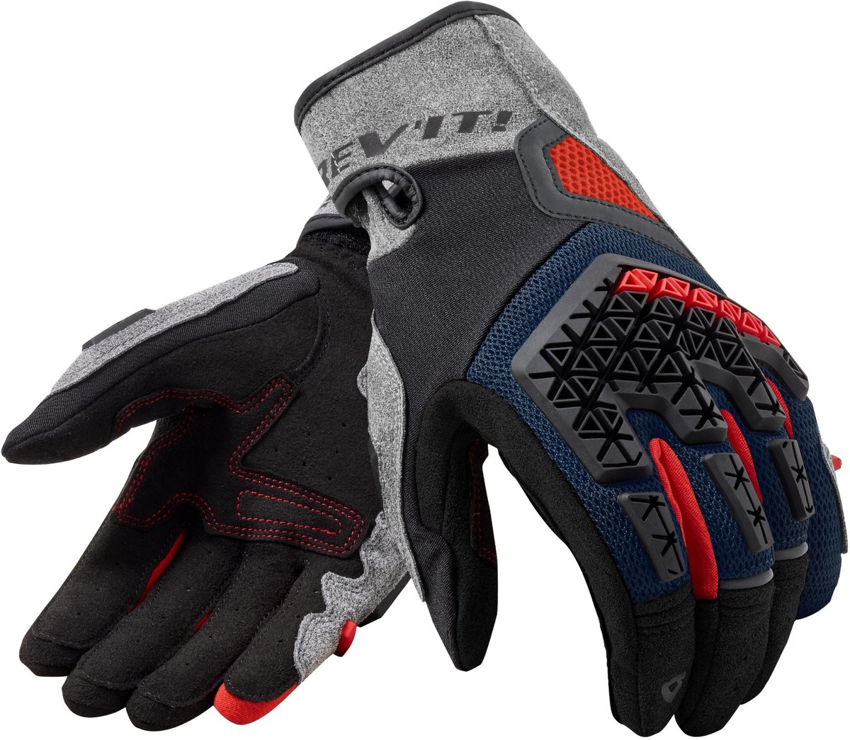 REV'IT! Mangrove Silver Blauw - Maat S - Handschoen
