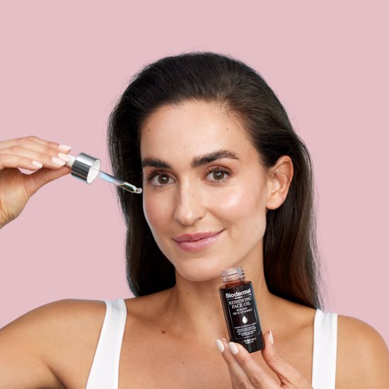 Biodermal gezichtsolie - Renewing Face Oil met krachtige huideigen antioxidanten Q10 - Perfect te mengen met dagcrème - Anti age Olie - 30ml