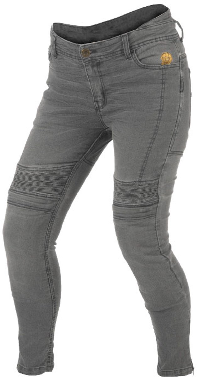 Trilobite 1665 Micas Urban Dames Grijs Motorjeans - Broek