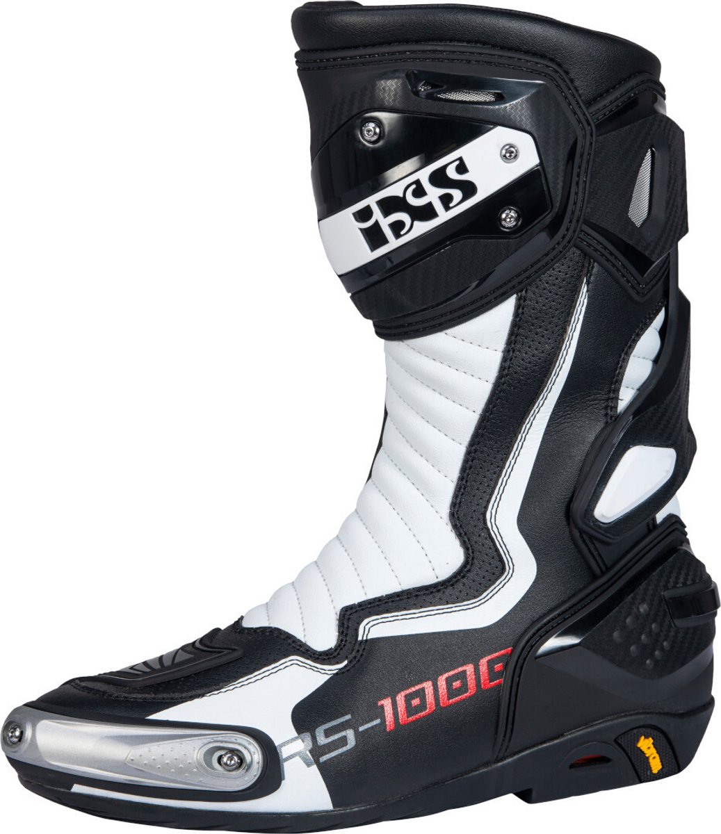 IXS RS-1000 Zwart Wit Motorlaarzen - Laars