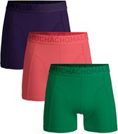 Bol.com Muchachomalo Heren Boxershorts - 3 Pack Microfiber - Maat L - Mannen Onderbroeken aanbieding