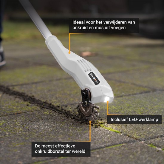 Batavia Maxxpack 18V Fixxbrush accu onkruidborstel set (inclusief 2.0Ah accu en 2.4A oplader) van Batavia — afbeelding 3
