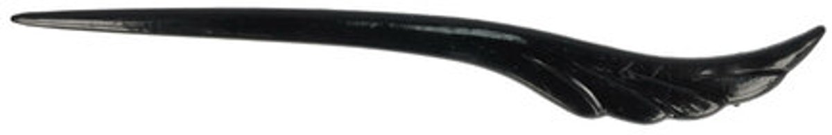 Haarsoires Styling Tool - Haarpin 17cm - Veer – Knot Hulpmiddel – Kunststof – Zwart