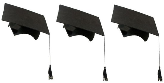 Lot De 10 Pompons De Remise De Diplôme 2025 - Noir, Or, Rouge, Bleu | Longueur 40cm, Pour Toque Universitaire - 13