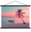 Strand - Palmboom, Roze