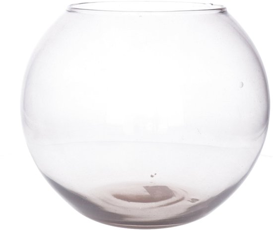 Mica Decorations vase babet boule en verre taille en cm: 23 x 30