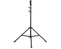 Vonyx LSQ30 Lichtstatief pro - Standaard met veerdemping - Belastbaar tot 40kg - 135-300cm - Zwart
