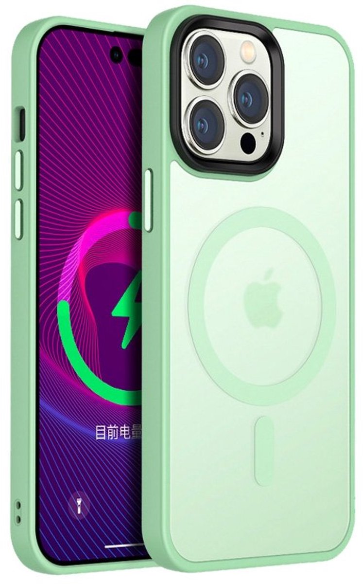 Mobiq Telefoonhoesje geschikt voor iPhone 13 - Geschikt voor Magsafe - Magnetisch opladen
