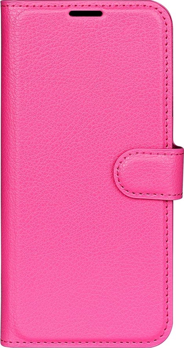 Mobigear Telefoonhoesje geschikt voor OnePlus 10 Pro Hoesje | Mobigear Classic Bookcase Portemonnee | Pasjeshouder voor 3 Pasjes | Telefoonhoesje voor Pinpas / OV Kaart / Rijbewijs - Magenta