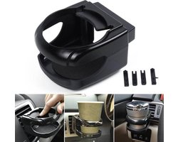 Koffie houder-Universele Zwarte Bekerhouder Auto | Blikjeshouder Ventilatierooster | Auto Drankhouder | Car Can Holder / Frisdrank houder voor voertuig