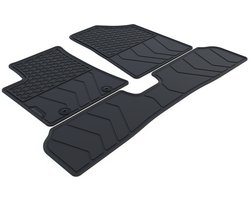 Rubber Automatten geschikt voor Hyundai Kona - 2023-heden - 3-delig - Uitvoering: Electric | Lengte achtermat 29,8 cm