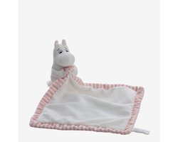 Rätt Start - Moomin - Knuffeldoekje Grijs - 24 x 24 cm - Met Speenlus - Zacht Baby Knuffeldoek - Wasbaar