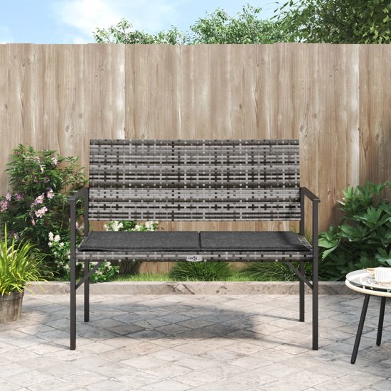 Kimgull Bankkussen Bank Zitkussen Met Afneembaar Slijtvast Stoelkussen Voor Schommels Vensterbank Eetbank Tuinbank (120X40X5CM Donkergrijs
