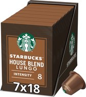 Capsules Starbucks by Nespresso Medium House Blend - 7 boîtes de 18 tasses à café