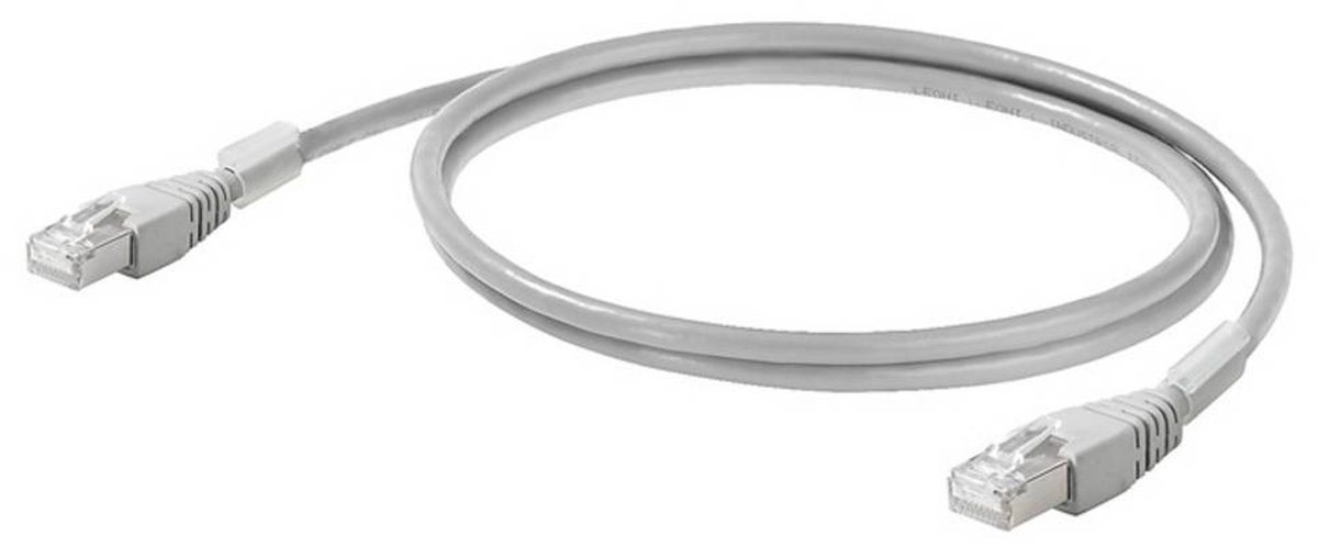 Weidmüller 2661950080 RJ45 Netwerkkabel, patchkabel CAT 6A S/FTP 0.80 m Grijs 1 stuk(s)