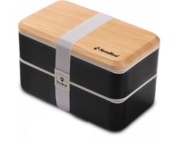 Homeblend© | Lunchbox | Bentobox | Lunchbox Zwart | Lunchbox voor volwassenen | Lunch Box | lunchbox kinderen