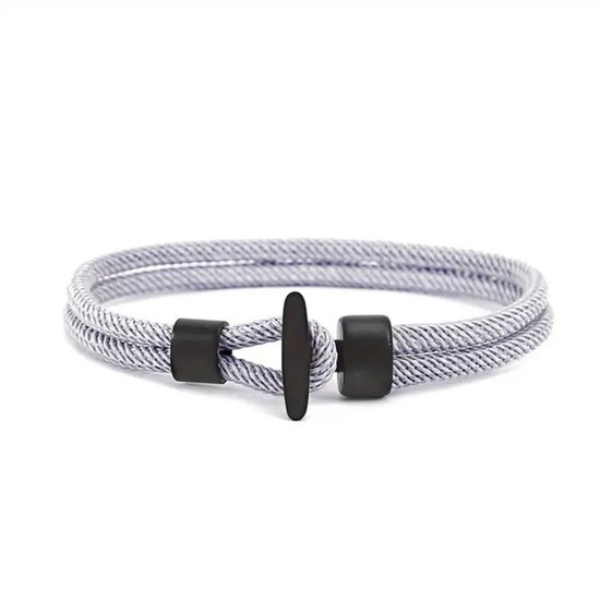 JewelryWe Sieradenmagneet therapie bal parels roestvrij staal armband link pols ketting zilver dames, 195mm, Keramiek, Zirkonia