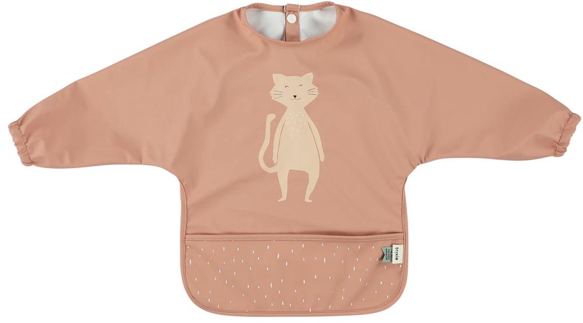 Goedkoopste Trixie Slab met Mouwen - Mrs. Cat - Met Opvangzakje - Gerecycled Polyester - Vanaf 6 Maanden