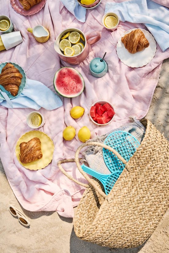 IbLaursen - Sac de plage en jonc de mer - Sac durable