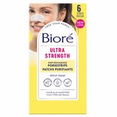 4x Bioré Neusstrips Ultra Diep Reinigend 6 stuks