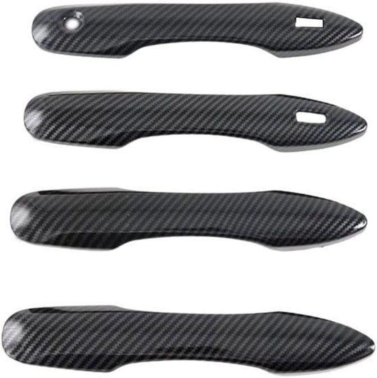 KUNGKIC Koolstofvezel Auto Schakelhendel Console Media Panel Cover Voor Audi TT Accessoires Interieur 2007 2008 2009 2010 2011 2012 2013 2014 Zwart