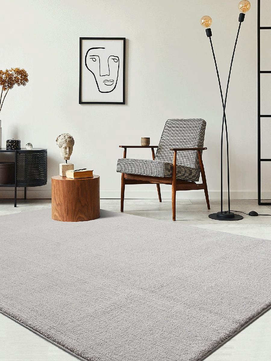 the carpet Relax – Extra Zacht & Wasbaar Vloerkleed tot 30°C met Antislip Onderzijde – Fluweelachtige Structuur – Voor Slaapkamer of Woonkamer – Zand, 300 x 400 cm