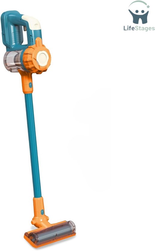 LifeStages - Speelgoed Stofzuiger - 3-In-1 Snoerloze Stofzuiger Met Echte Functies - Speelgoed Voor Kinderen
