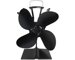 Aufun Kachelventilator, 4 Bladens Haardventilator, Warmtegestuurde Kachelventilator, Stille…