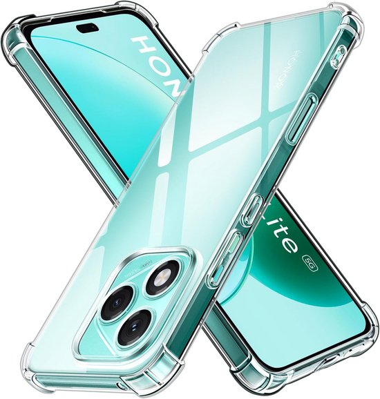 Hoesje geschikt voor Honor 400 Lite 5G backcover Shockproof siliconen Transparant