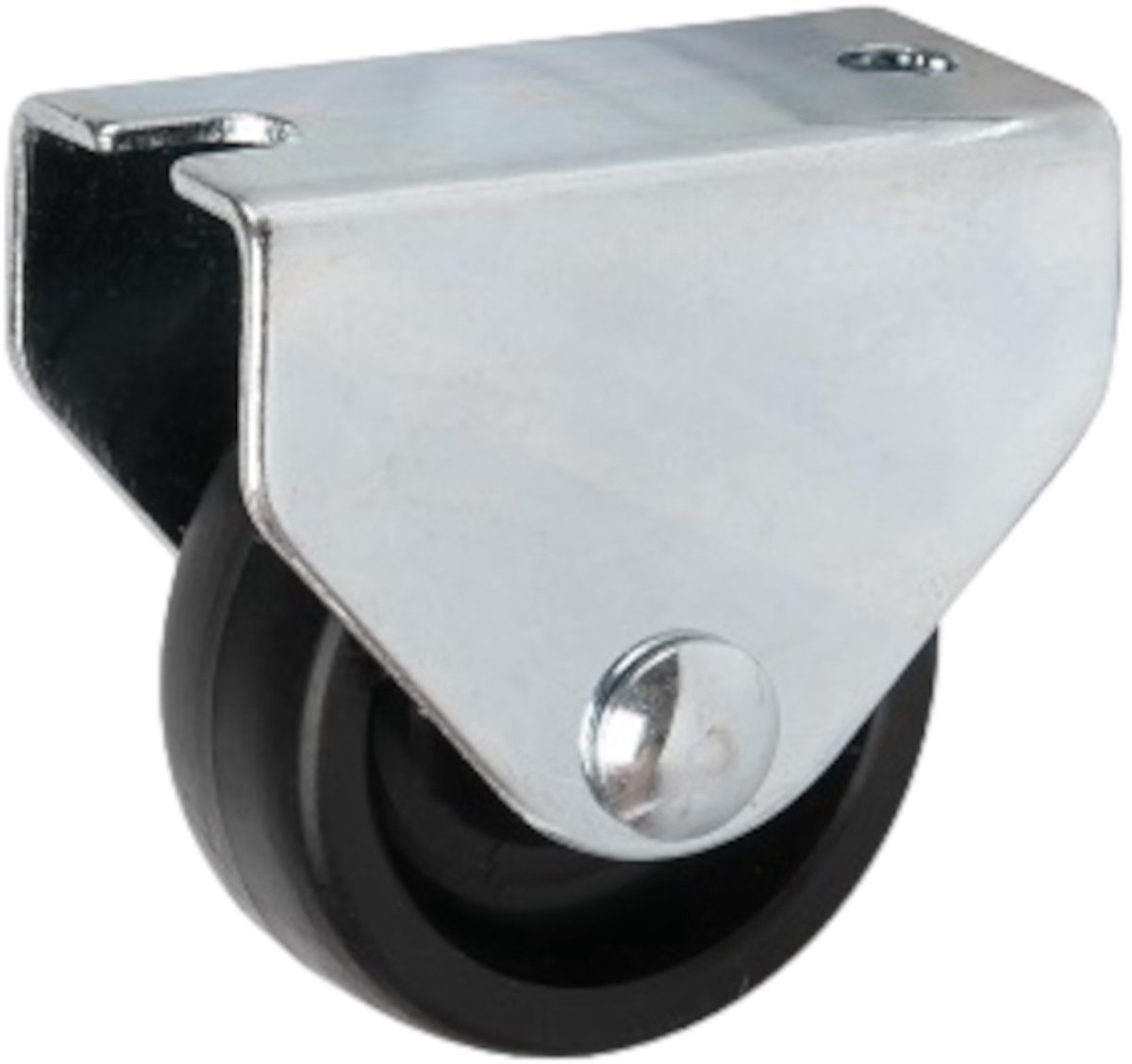 Domino® Zwenkwielen 30mm - Maximale Belasting 15kg - Plastic Wiele - Vaste plaat - Reservewielen Meubelroller Meubelwielen Wieltjes Zwaarlastwiele Trolleywielen