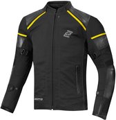 Veste de moto textile imperméable Bogotto Blizzard-X Zwart et jaune - Taille L - Veste