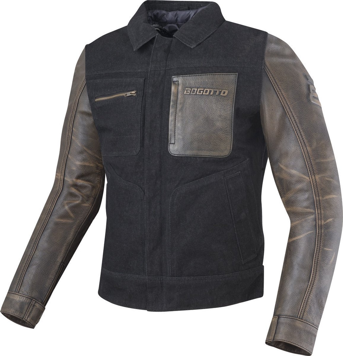 Bogotto Bullfinch Leren / Textiele Motorjas - Jas