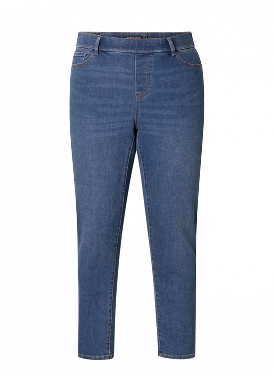 BASE LEVEL CURVY Anabella Bottoms - Mid Blue - maat W3(52) / L30