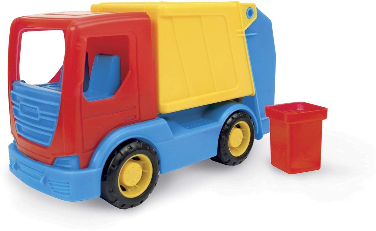 Wader Tech Truck Vuilniswagen 35311 - Bouwvoertuig voor Kinderen