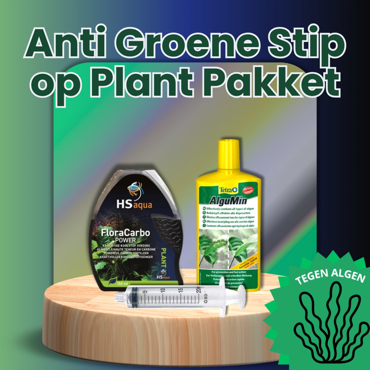 Anti-Groene Stip op Plant Pakket – Gerichte Aanpak Voor Gezonde Aquariumplanten