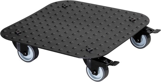 Wagner Pflanzenroller Alaska 29 x 29 x 7,5 cm I Blumenroller für Außenbereich