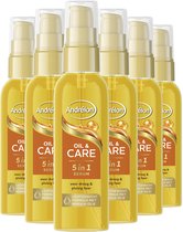 Andrélon 5-in-1 Serum - Oil & Care - lichtgewicht formule verrijkt met marula-olie - 6 x 75 ml