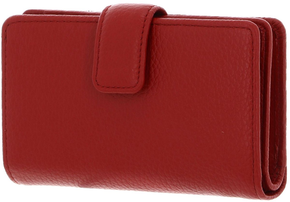 GIANNI CHIARINI Portemonnee Grain Wallet Cherry Donkerrood