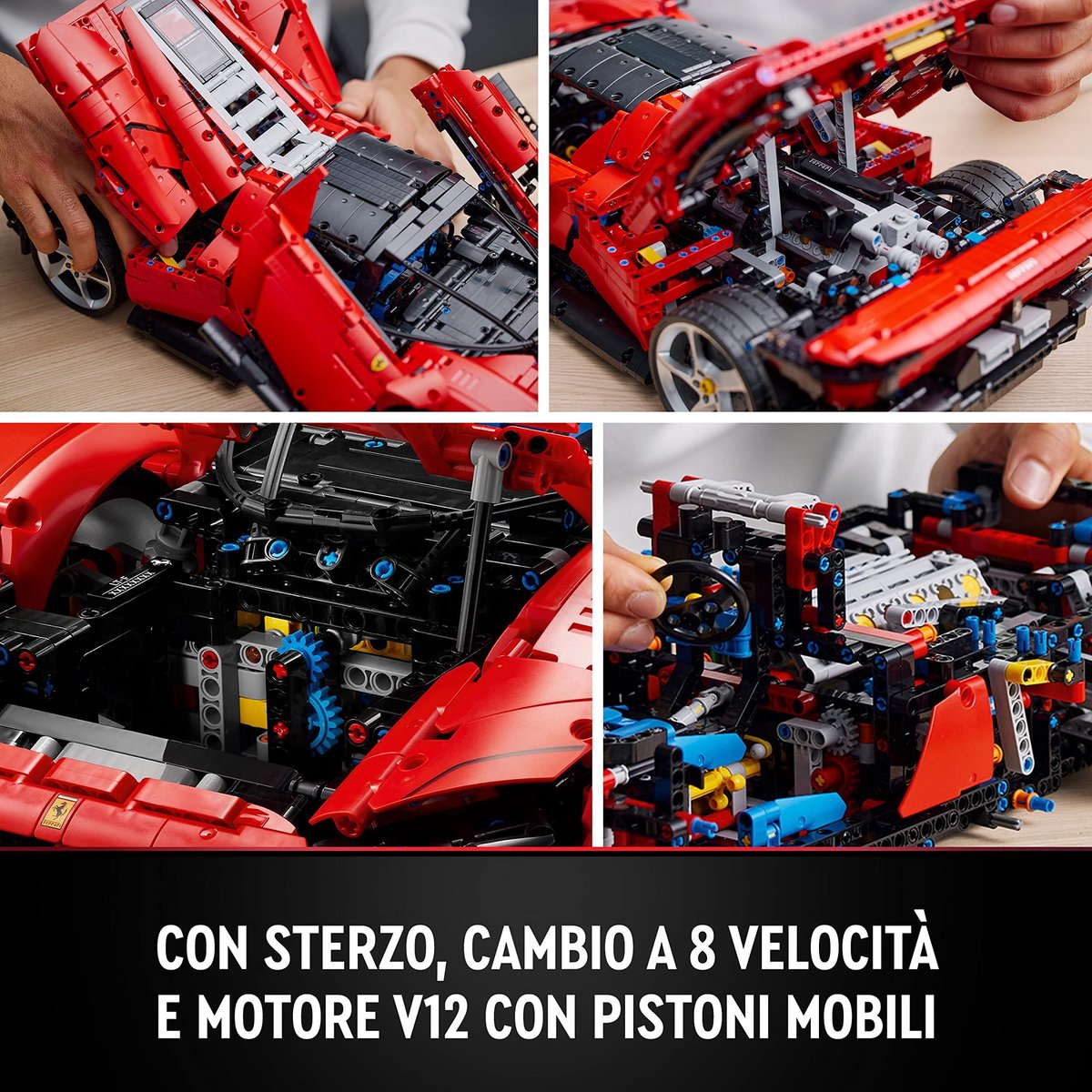 LEGO Technic Ferrari Daytona SP3 Raceauto Collectible voor Volwassenen - 42143 — afbeelding 11