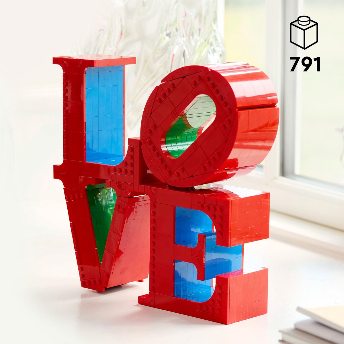 LEGO Art LOVE Woonaccessoire Decoratie Bouwpakket voor Volwassenen, Valentijnscadeau - 31214 — afbeelding 15