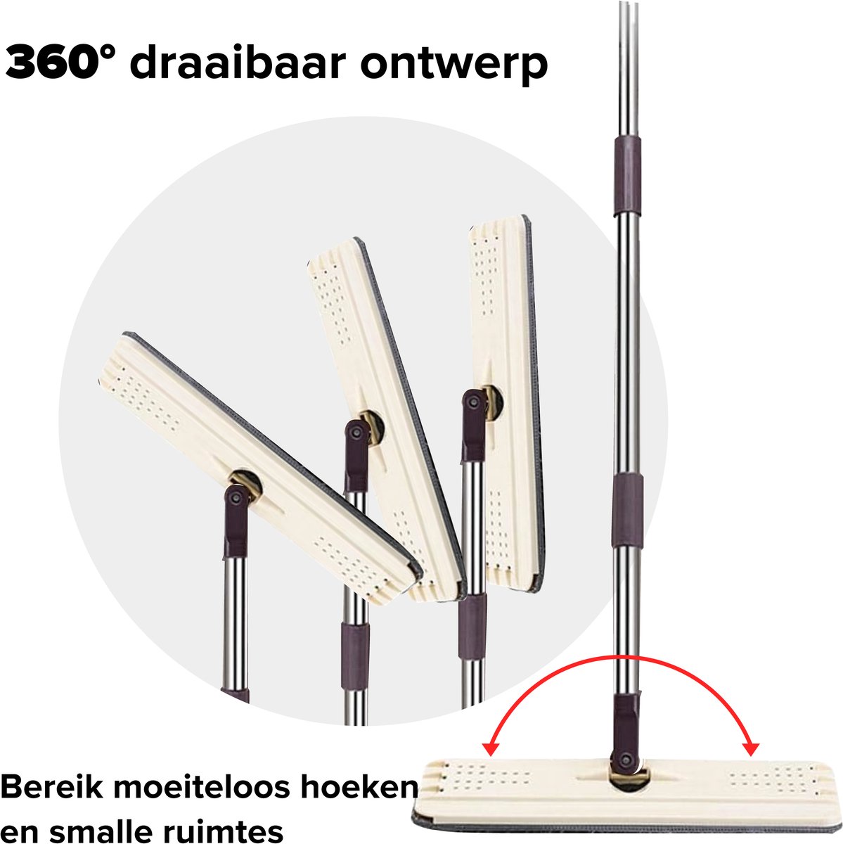 Mevsim Store Barry - Platte Microvezel Mop met Emmer thumbnail 4