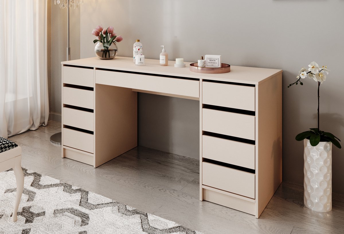 Meubella - Kaptafel Arco 2 - Beige - 154 cm