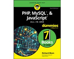 Omslag van PHP, MySQL, & JavaScript All-In-One For Dummies