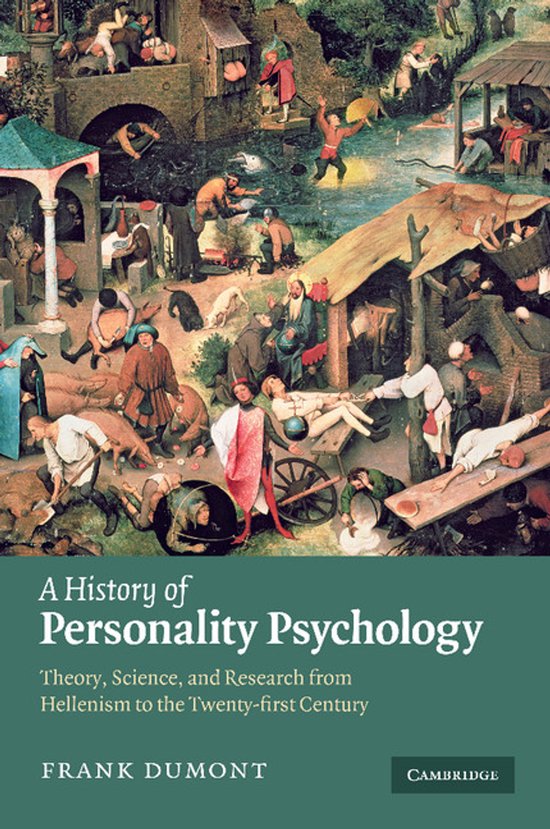 A History of Personality Psychology - cover